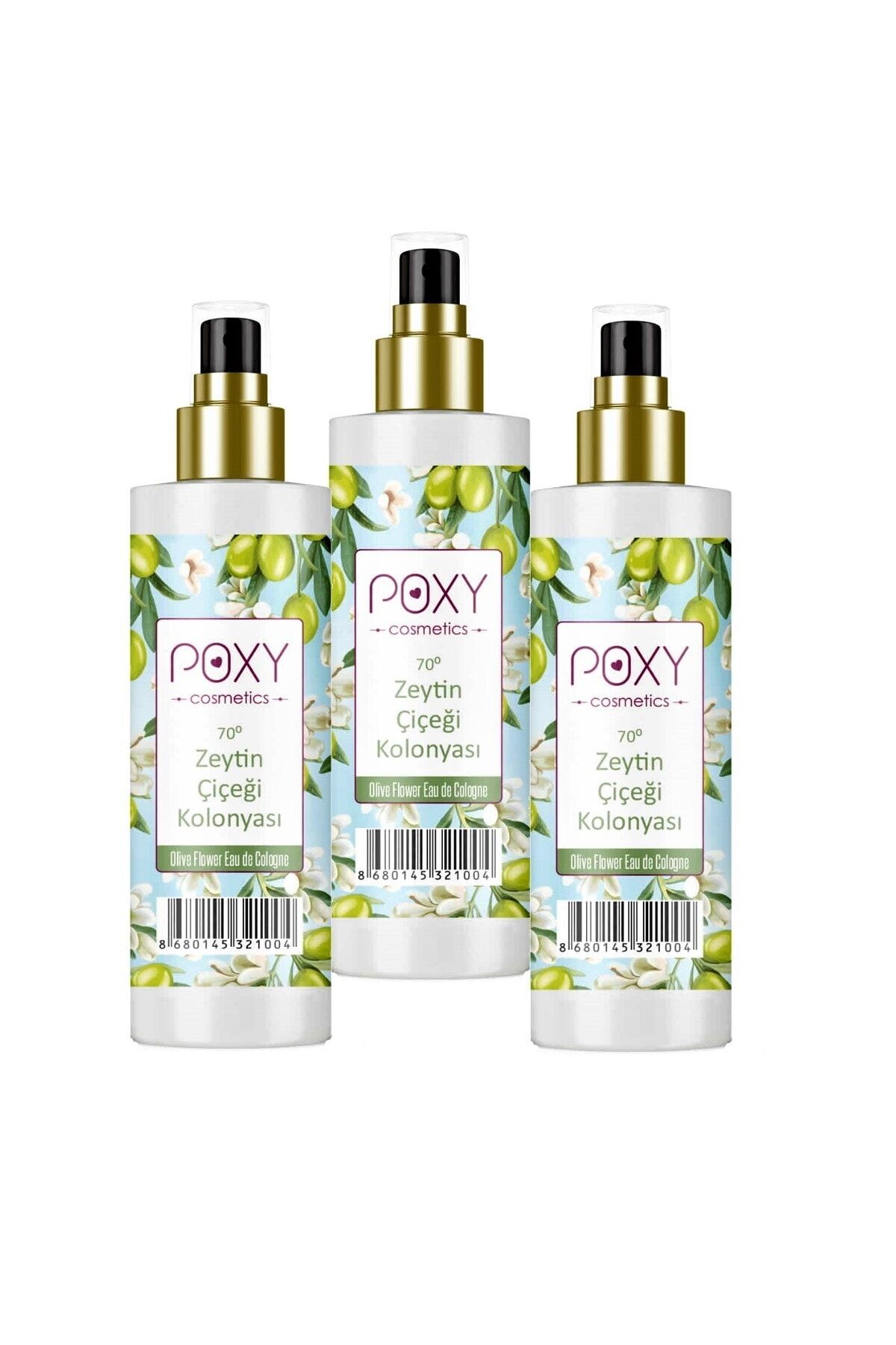 ادکلن شکوفه زیتون 70 درجه 100 میلی لیتر Poxy