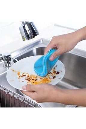 Silikon Banyo Mutfak Temizleme Pedi Fırça CH-0023