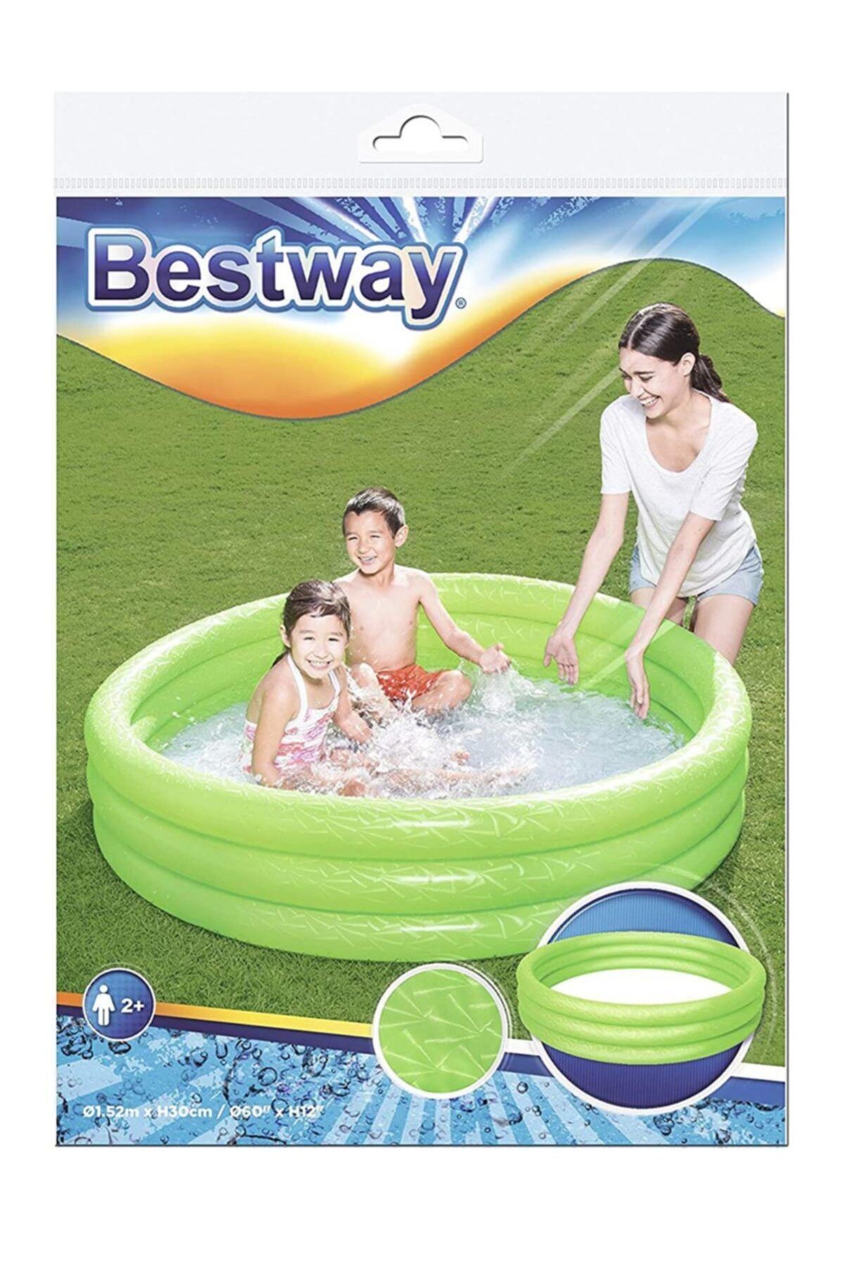 BESTWAY-51026 Model Piscina Copii - 152x30 cm Gonflabila 2