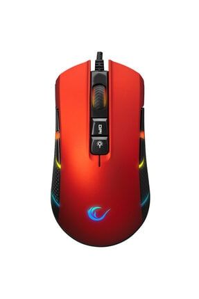 Smx-r600 Python Red 12400dpi Rgb Makrolu Kırmızı Oyuncu Mouse (Rampage Türkiye Garantili) Smx-R600