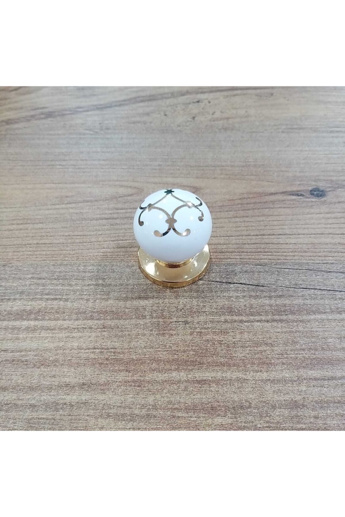 ARON 613-001-212a.l Altın Rustik Porselen Düğme Kulp Mobilya Çekmece Dolap Komidin Şifonyer Kulbu