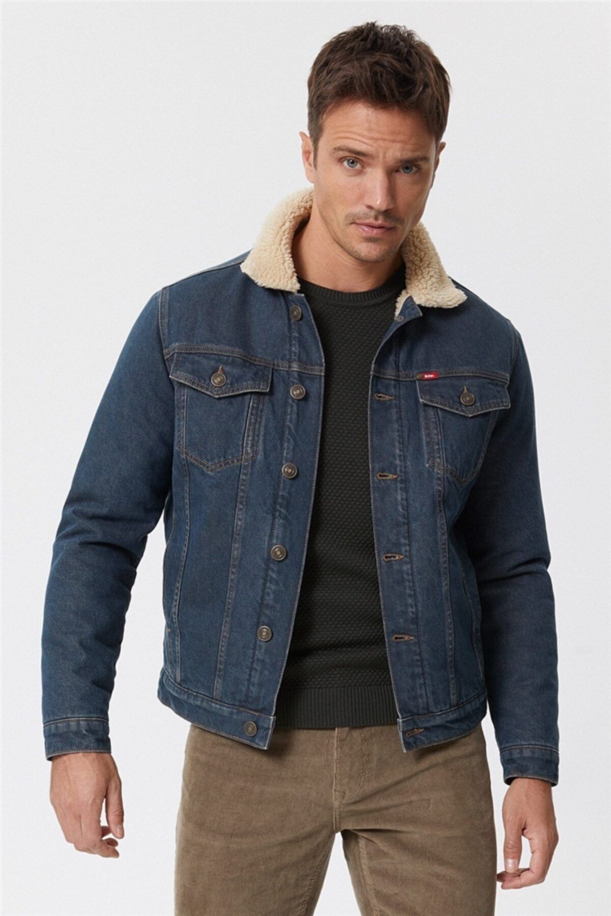 ژاکت جین مردانه پوئبلا 12 خز 221 LCM 131004 Lee Cooper