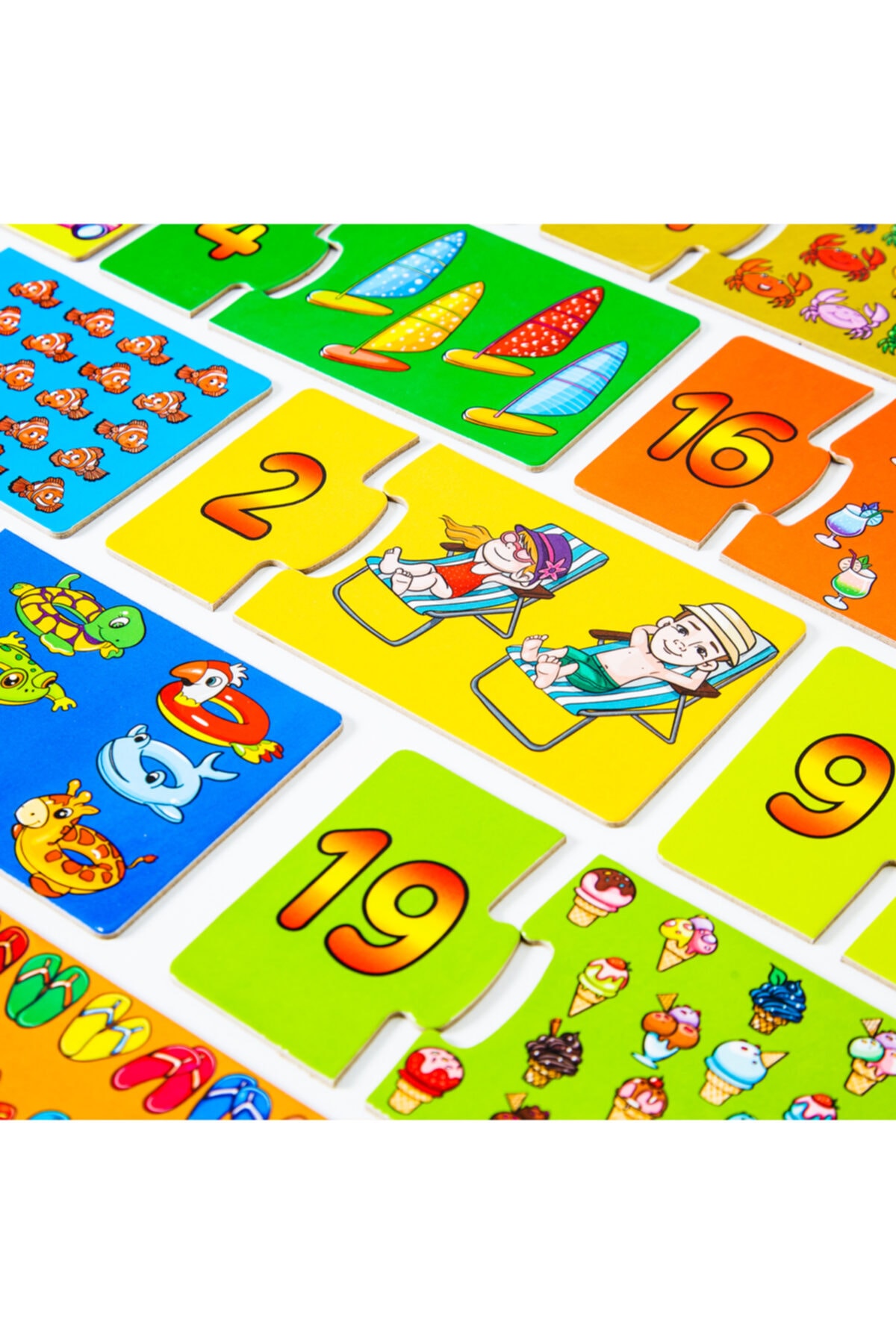 minİQ toys Sayıları Öğrenelim + Alfabeyi Öğrenelim 2'li Set Eğitici-öğretici Yapboz fotoğrafı 4 (önizleme)