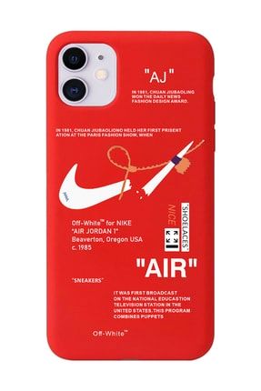 Iphone 11 Uyumlu Nike Air Desenli Premium Lansman Kılıf IP11LN-284