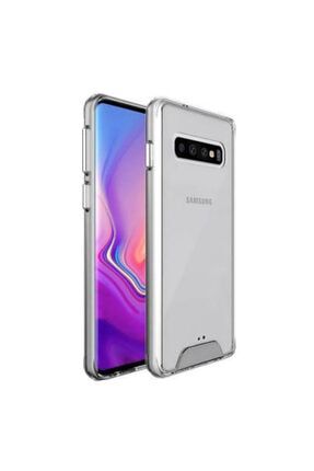 Galaxy S10 Plus Kılıf Zore Gard Silikon (yüksek Korumalı) Şeffaf 8RX-829