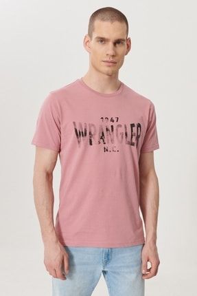 Regular Fit Kısa Kollu Erkek T-shirt- Pembe P2320S4772