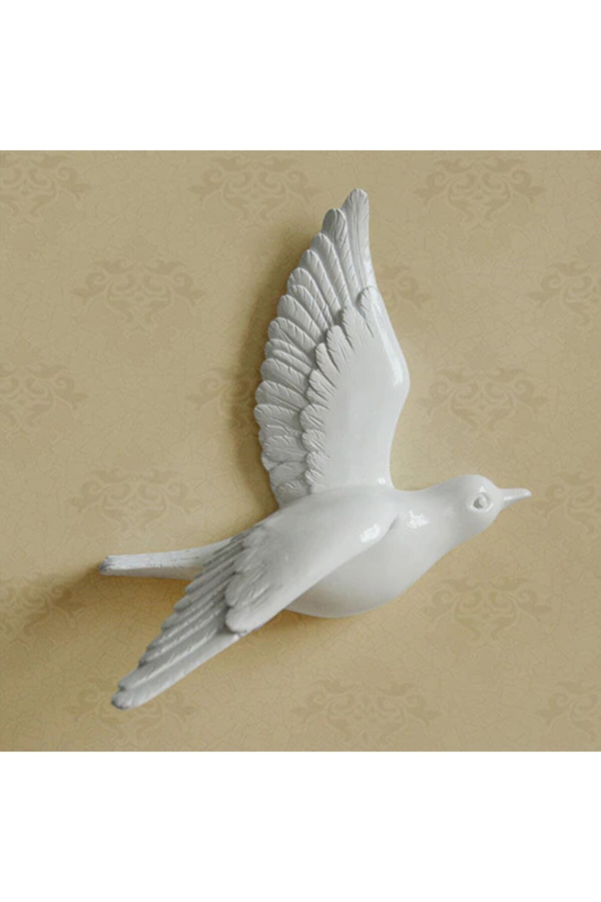 Dekoratif Üç Boyutlu Uçan Kuş Duvar Dekoru Model C Biblo - 1
