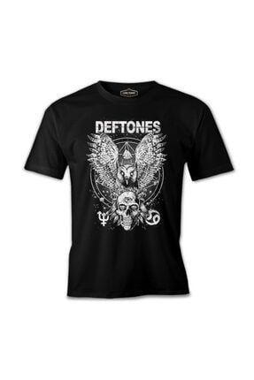 Deftones-owl And Skull Siyah Erkek Tshirt ÖS-577