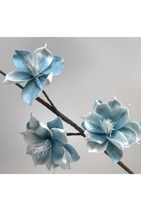 Mavi Zambak - Köpük Çiçek - Büyük Yapay Çiçek 2220
