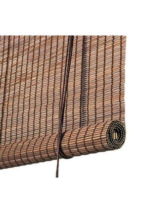 Bambu Stor Perde Koyu 120x180 Cm Koyu Kahverengi BH576-120