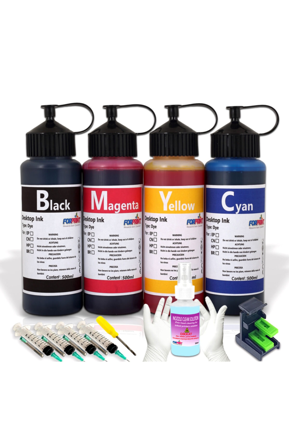 FORPRİNT Canon Pg-510/ Cl-511 Kartuş Uyumlu Dolum Seti 4x500ml