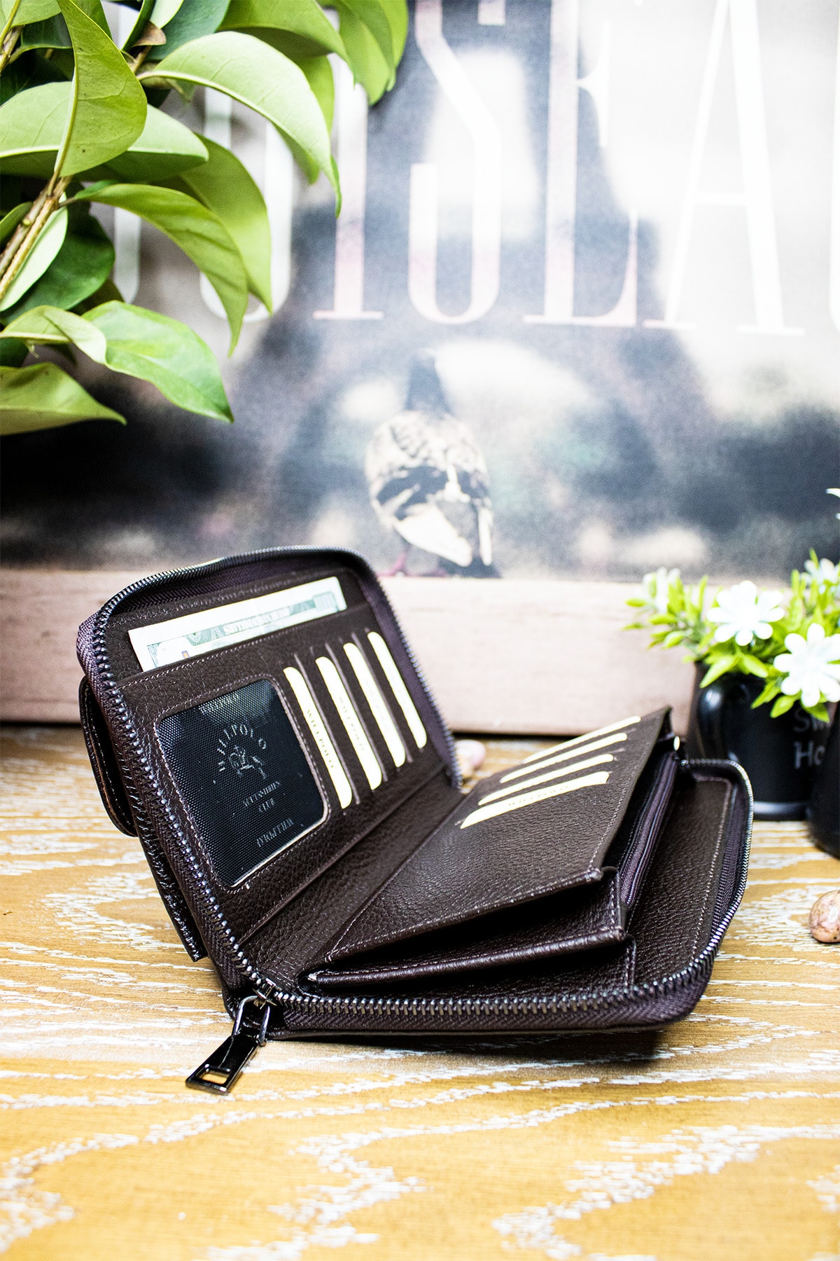 کیف پول مردانه قهوه ای willpolo | WPP120 اورجینال - تصویر 6
