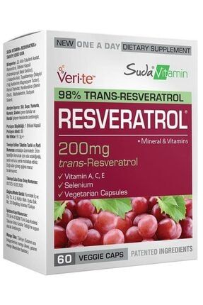 Suda Vitamin Resveratrol 60 Kapsül SUV5476