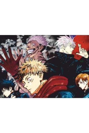 Jujutsu Kaisen Toplu Anime 30 X 45 Cm Kuşe Poster Silindir Kutulu Kargo 5839139735109