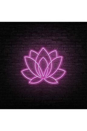 Lotus Çiçeği Çiçek Neon Led Duvar Yazısı Dekoratif Duvar Aydinlatmasi Gece Lambası BL1464