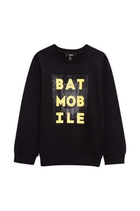 Batman Baskılı Siyah Lisanslı Sweatshirt 66328900