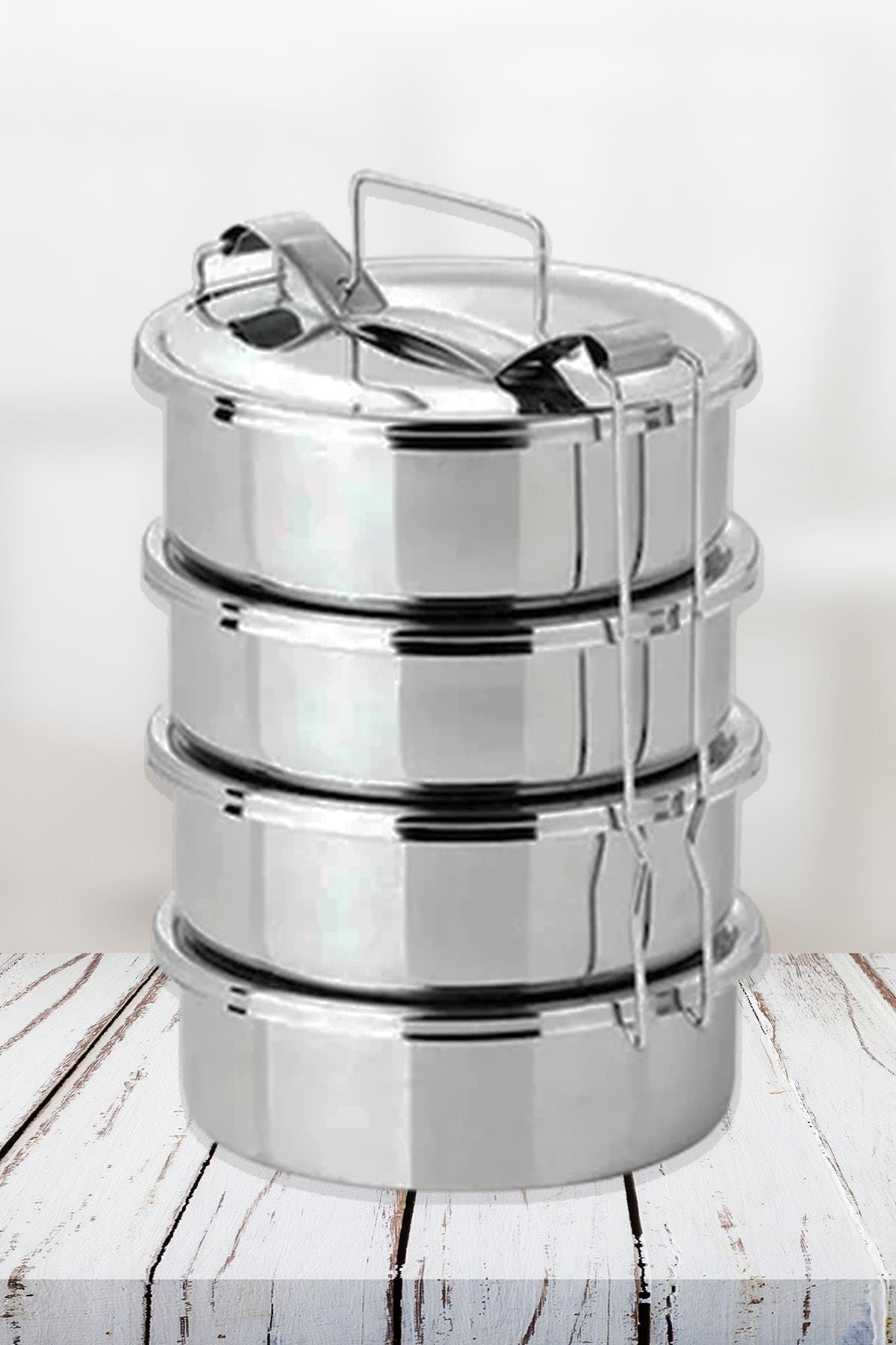 Genel Markalar 4'lü Sefer Tası Yemek Taşıma Kabı Seti 15 Cm