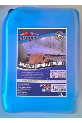 Antifirizli Şampuanlı -20 Derece Cam Yıkama Suyu 5 Litre ( ) KRUGER-ACS-5