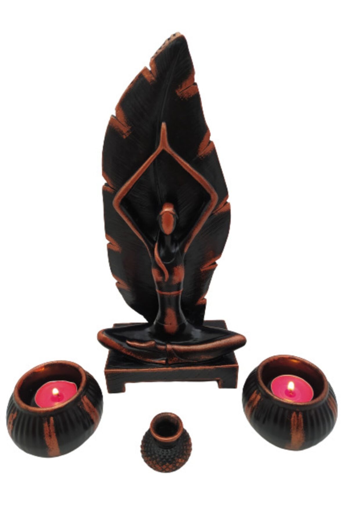 Yoga Yapan Kız Tütsülük Ve Mumluk 5