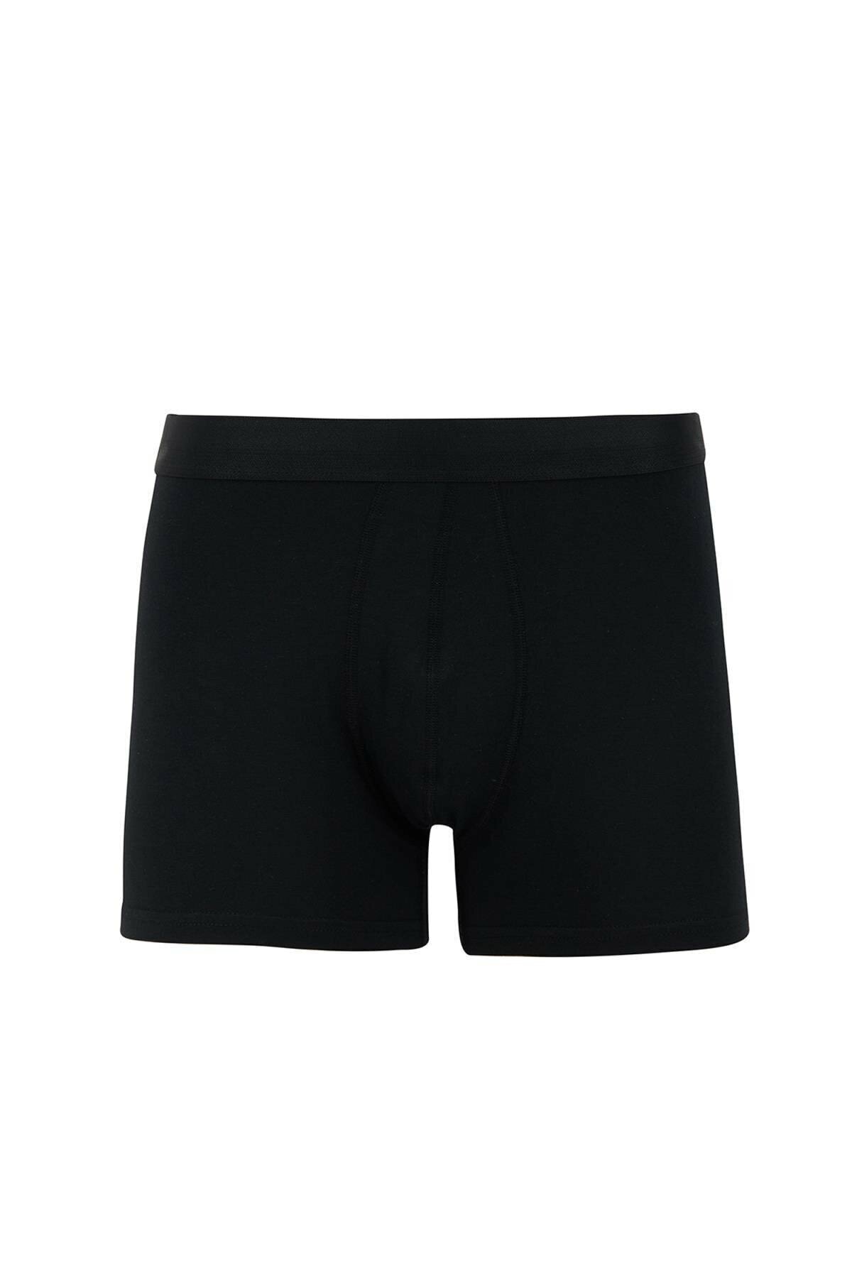  شورت بوکس مردانه نخی کشی تک نفره مشکی