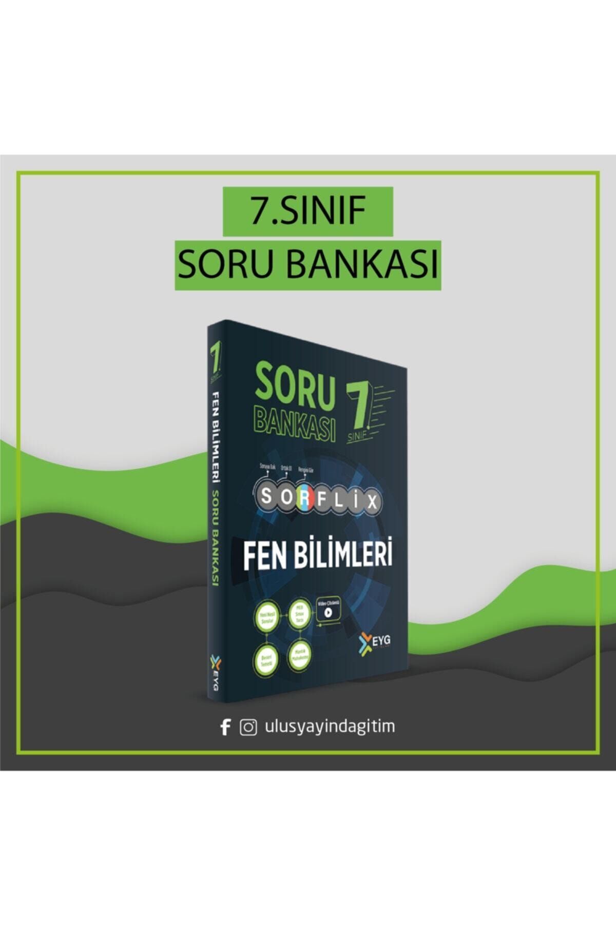 ulus dagi yayinlari eyg yayinlari 7 sinif sorflix fen bilimleri soru bankasi fiyati yorumlari trendyol