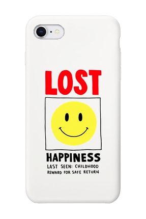 Iphone 7 Uyumlu Lansman Lost Smiley Desenli Telefon Kılıfı IP7LN-278