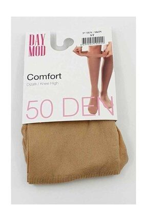 Comfort Sıkmaz Lastik Orta Kalın Dizaltı 3 Adet Ten Çorap 10101800
