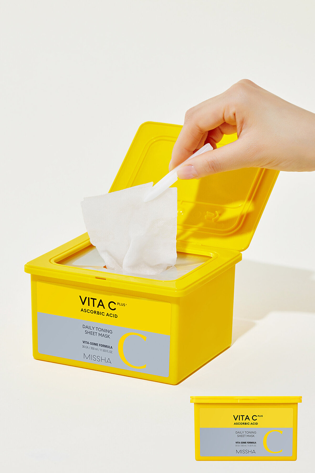 Missha Leke Karşıtı C Vitamini İçerikli Günlük Yaprak Maske Vita C Plus Daily Toning Sheet Mask 30 Adet — 7052