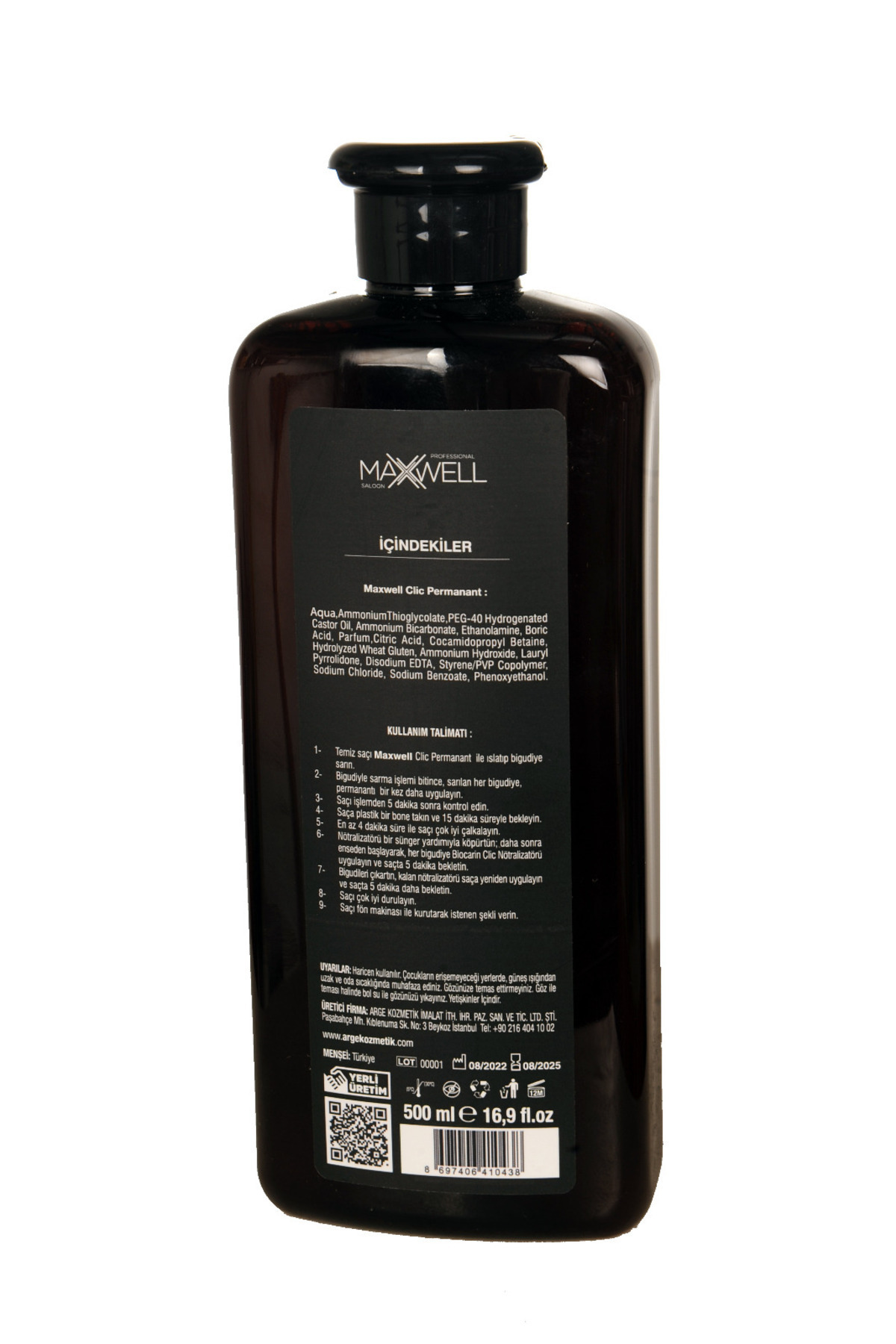 Professional Perma Seti - 500ml Perma İlacı (F) - Normal ve Boyalı Saçlar İçin — MWP002 — تصویر 3 از 3