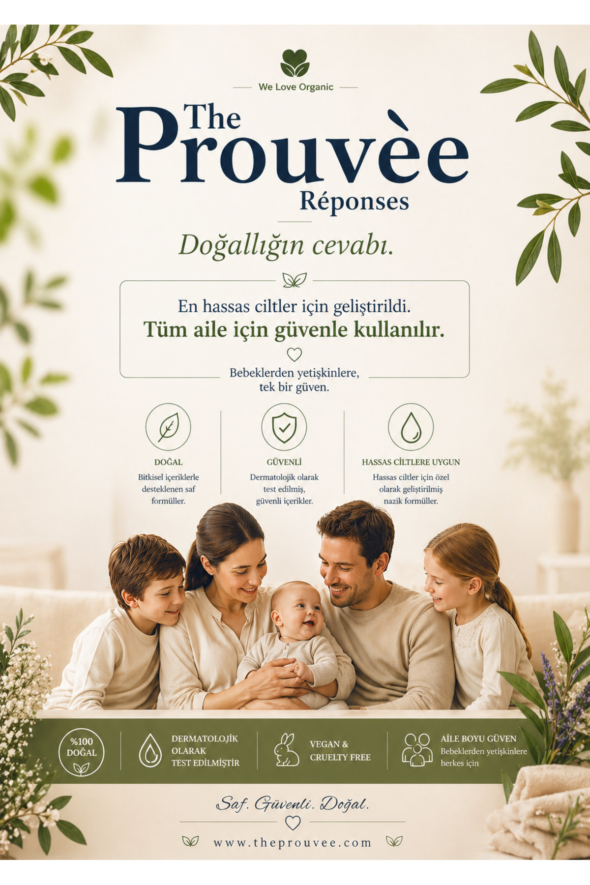 %100 Doğal 50 Spf Bebek Ve Çocuklar Için Organik Güneş Koruyucu Krem 100 ml — ORGANİKSUNBABY — تصویر 8 از 8