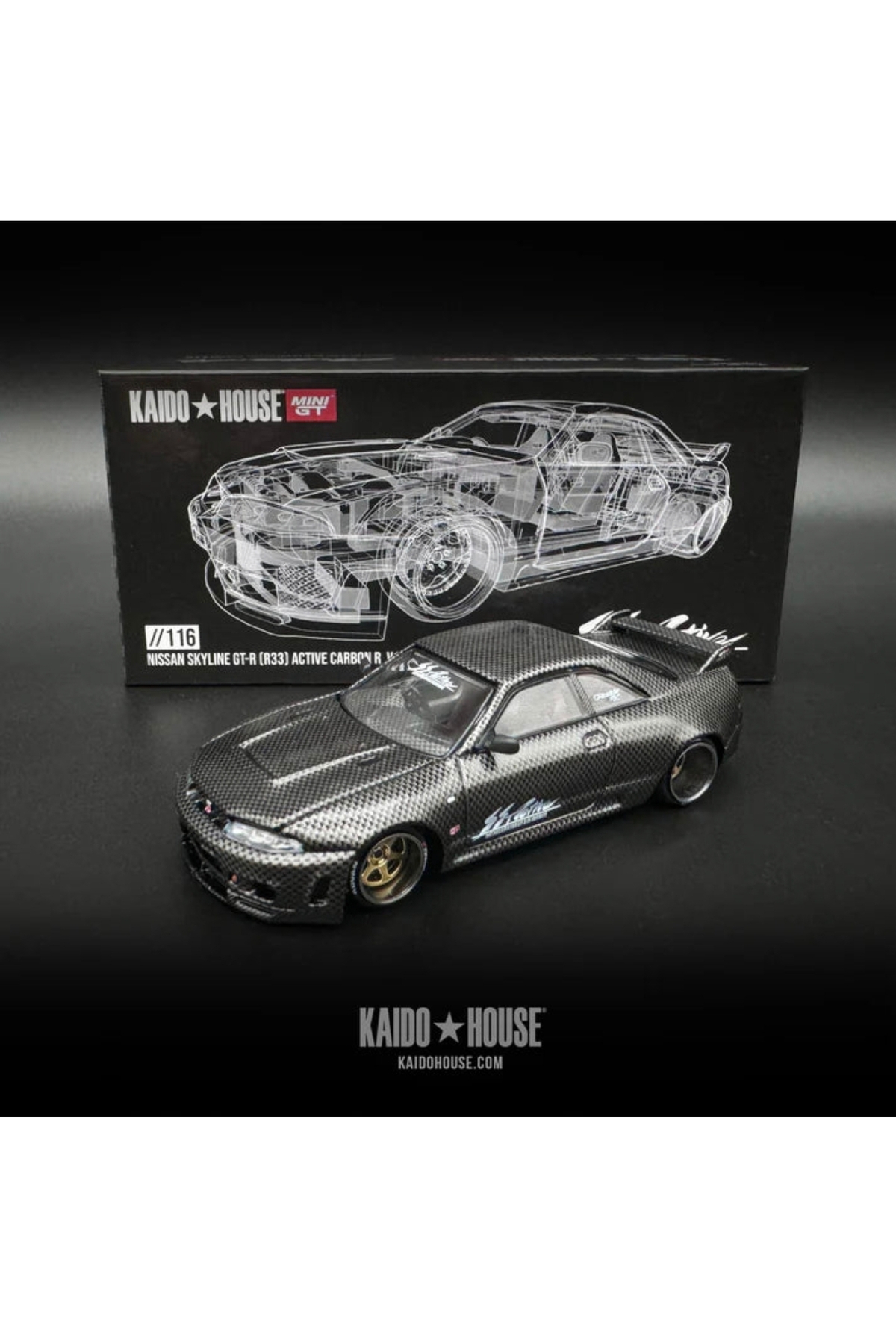 Kaido House 116 GT Nissan Skyline GT-R (R33) Active Carbon R V1
