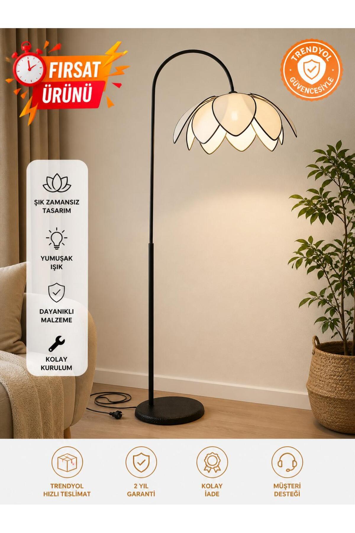 Tulip Head Floodlight Moving Head Modern Decorative Living Room Study Room Floor Lamp