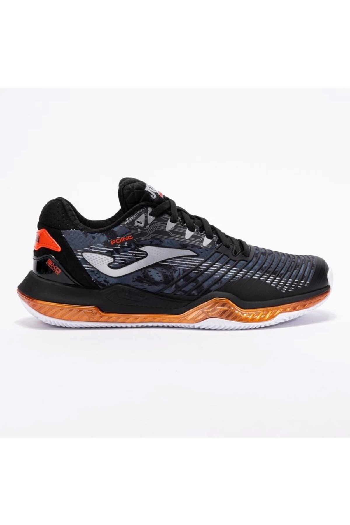 Point TPOIW2501AC Men's Earth And Hard Court Tennis Shoes Black