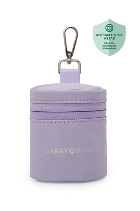 carry bliss PaciPal Anti-Bakteriyel Astarlı Emzik Saklama Çantası