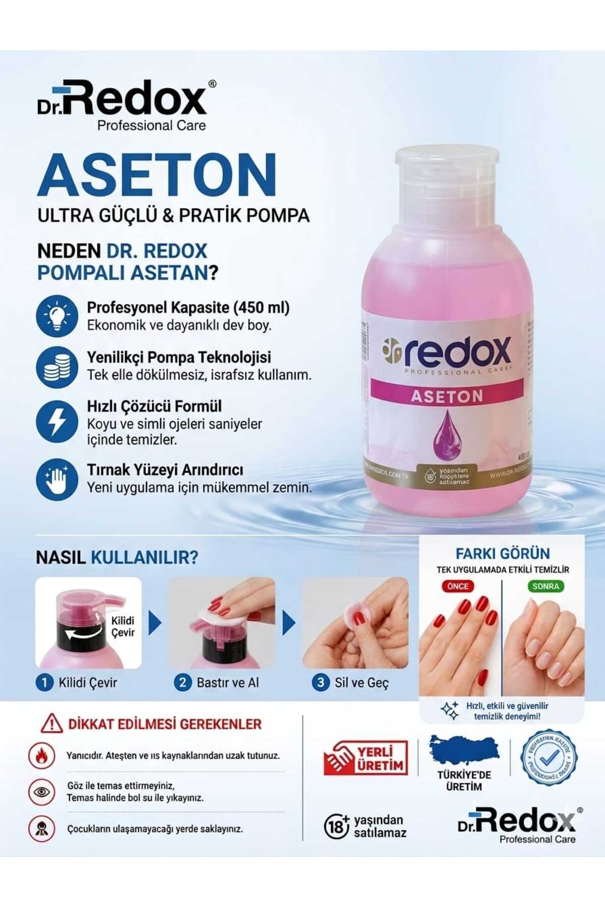 ASETON PEMBE 450 ML — rdx225 — تصویر 3 از 3