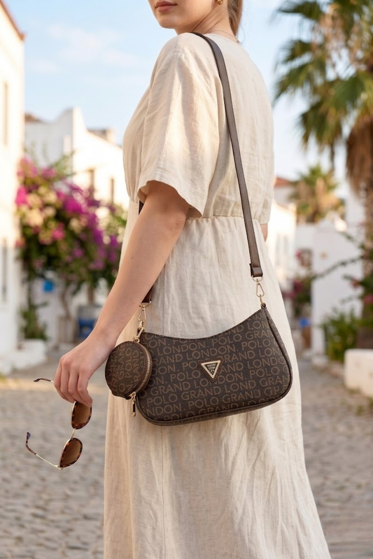 Original Summer Mini Baggage Model with Special Box One-Eye Combination Mini Wallet Hand Sleeve and Shoulder Bag