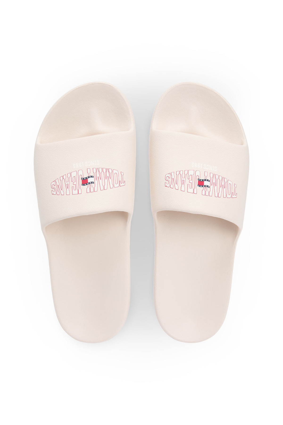 Tommy Hilfiger Bej Erkek Plaj Terliği TJM INJECTED SANDAL görsel 4