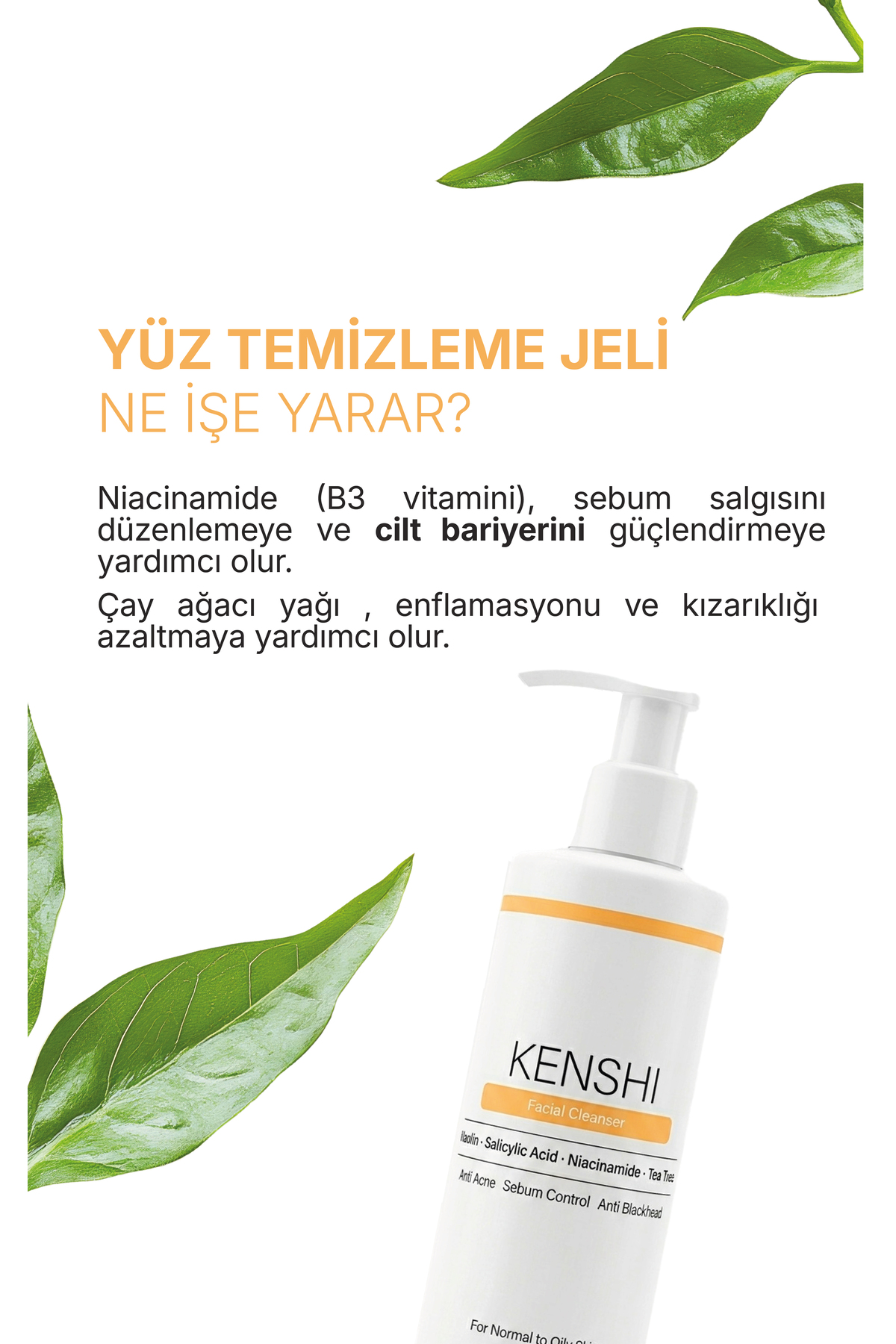 Tüm Cilt Tipleri İçin Nemlendirici ve Arındırıcı Yüz Yıkama Jeli 200 ml — yk1 — تصویر 3 از 9