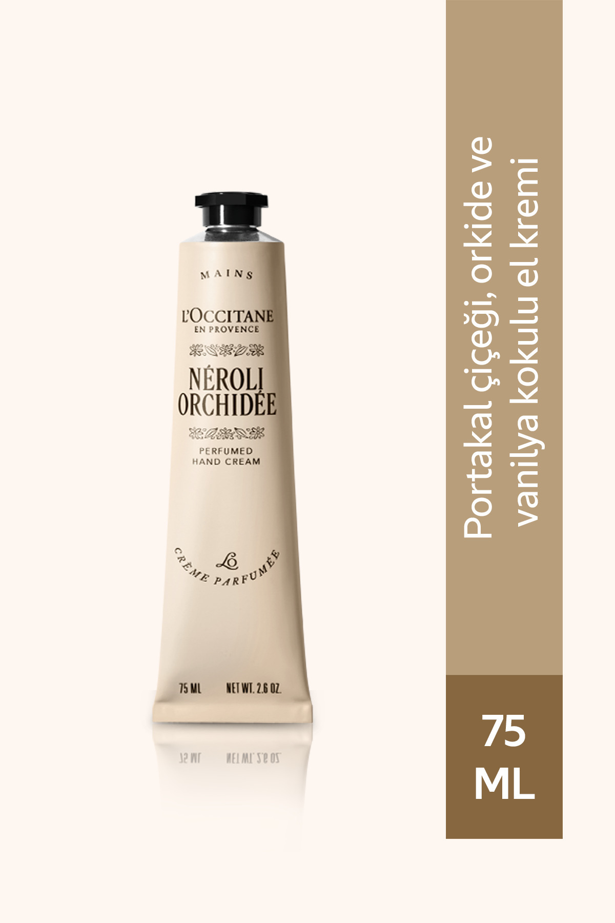 L'Occitane Néroli Orchidée El Kremi, Shea Yağı, Vanilya ve Portakal Çiçeği Özü İçeren Besleyici ve Nemlendirici, 75 ml — 12MA075NOR25