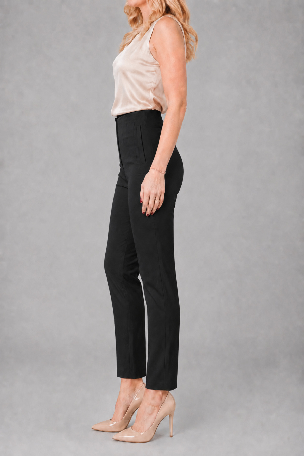 FlexiFit  Kadın Yüksek Bel Pensli Zra Pantolon – Business & Ofis Kombin - Görsel 8