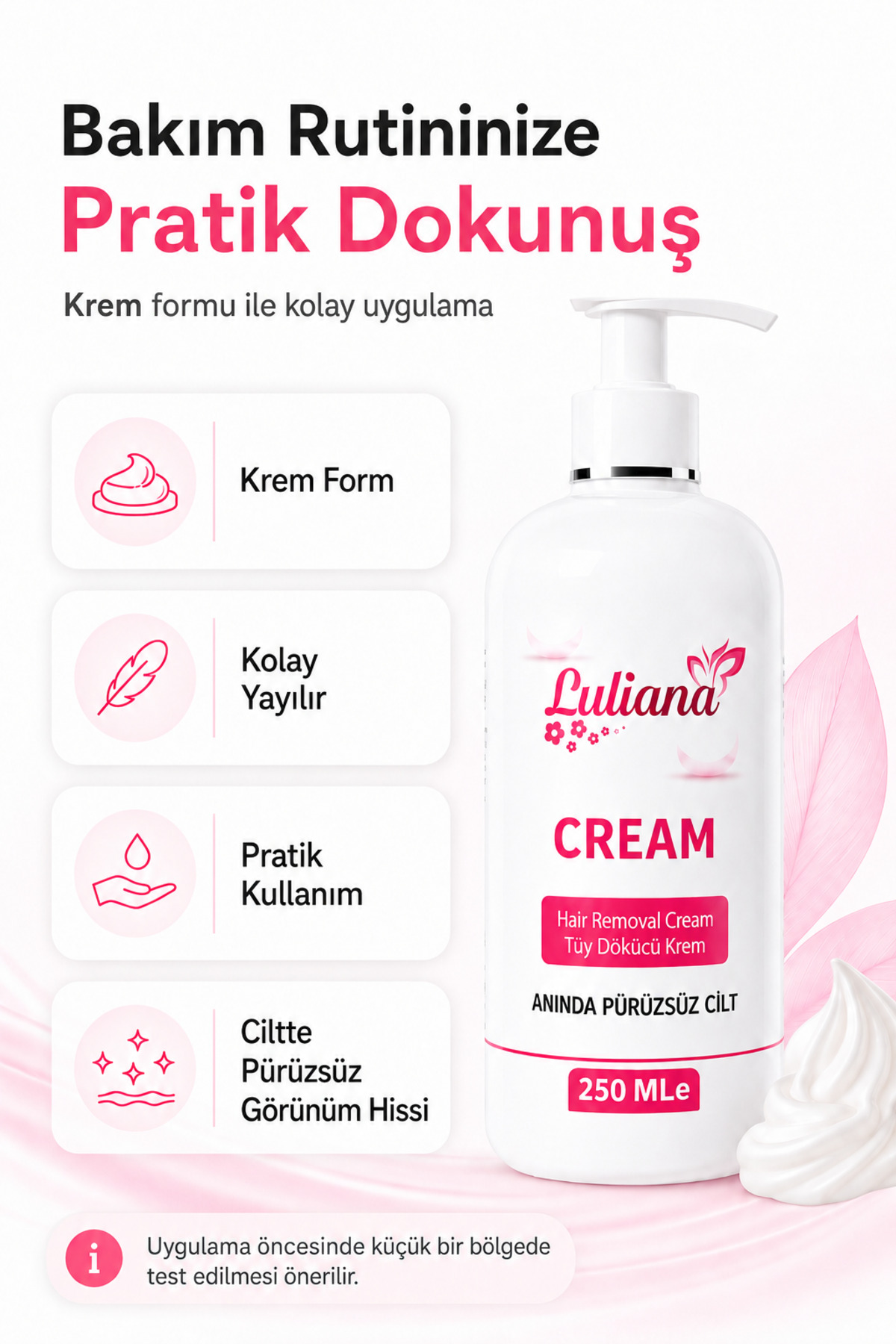 Tüy Dökücü Krem 250 ml Hassas Ciltlere Uygun Kolay Kullanım Pürüzsüz Cilt Etkisi — HR5464784848 — تصویر 7 از 8