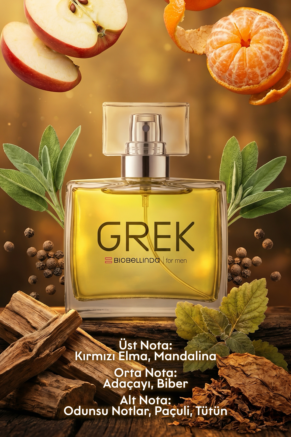 Grek Eau De Parfume For Men 50 ml (2'Lİ SET) — BİOGREK2Lİ — تصویر 4 از 7