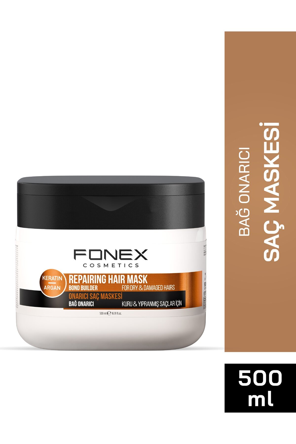 Fonex Saç Maskesi Onarıcı 500 ML — رنگارنگ BRGDEV4KZY