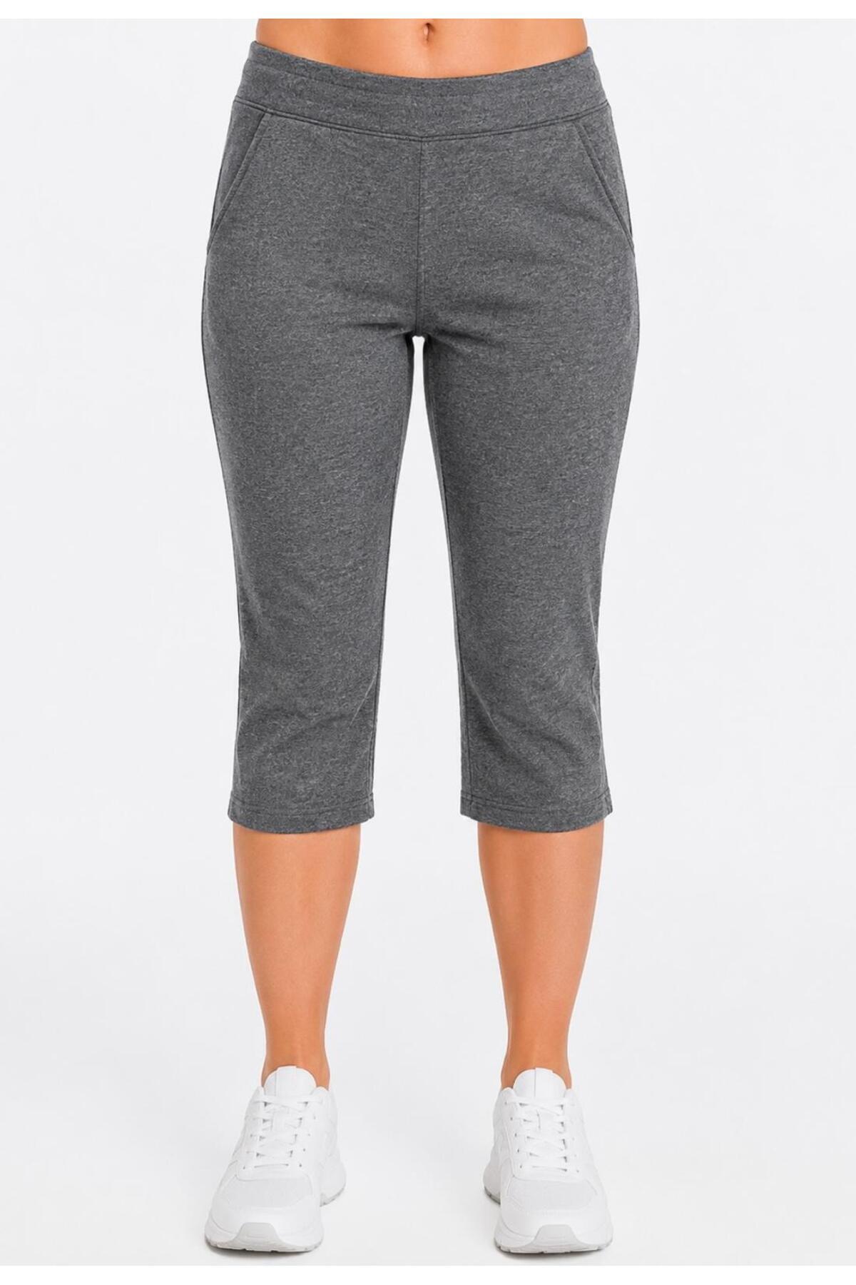 Women's Capri Grey G3 Plus Size Bottoms-k292