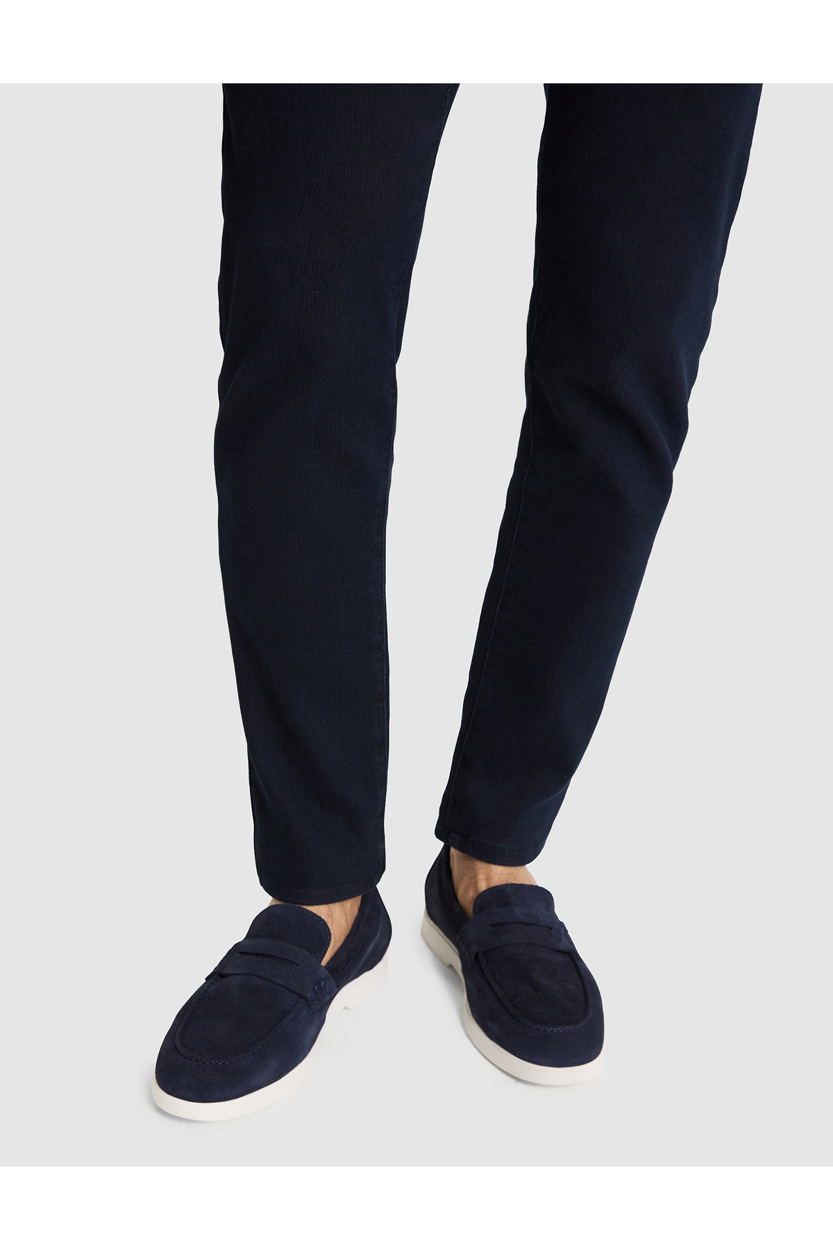 Pierre Cardin Lacivert Bant Detaylı %100 Deri Süet Loafer Ayakkabı 50327088-VR033 görsel 2