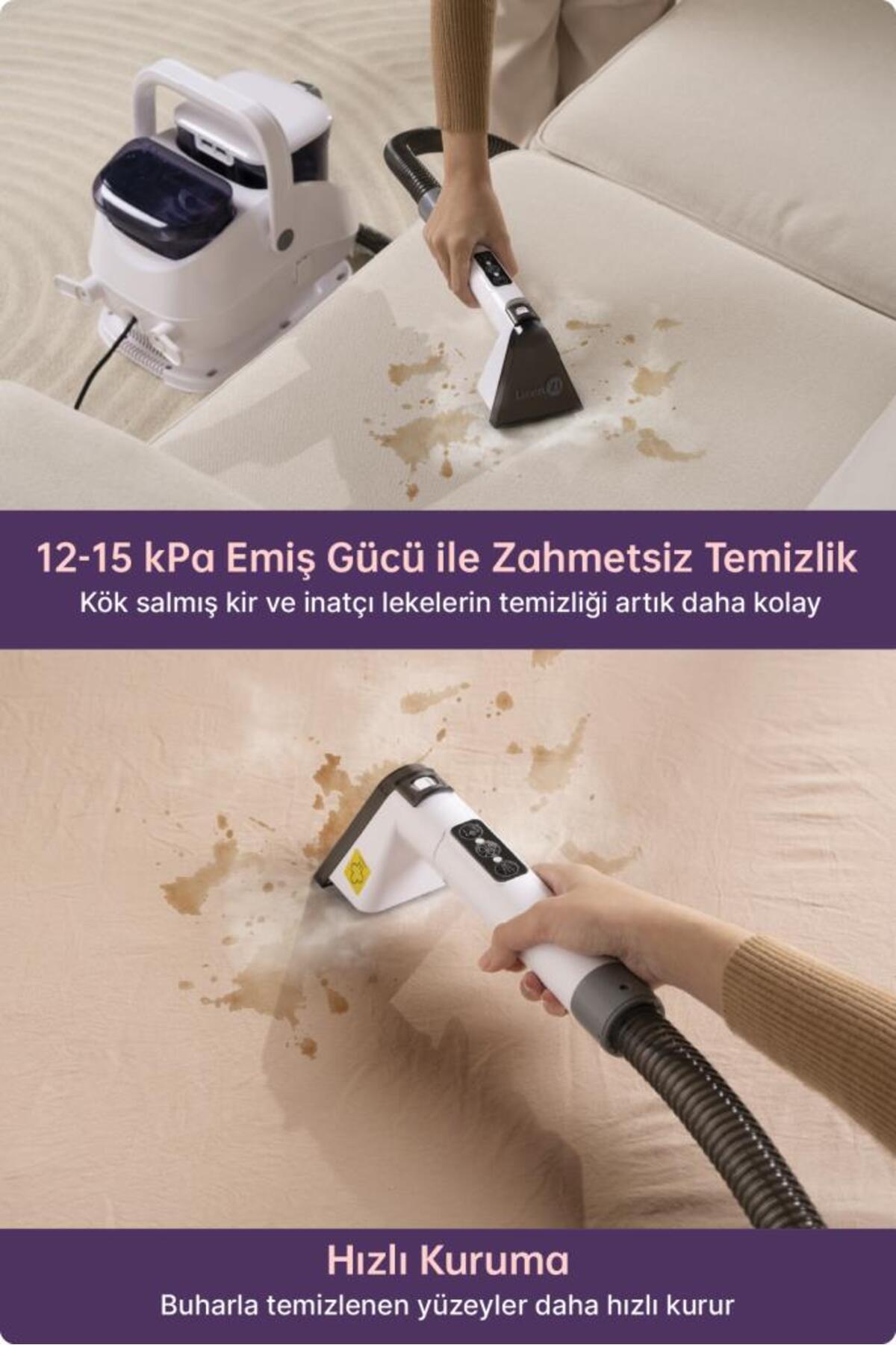Livenzi JJB-747-A Buharlı Koltuk Halı Yıkama Ve Leke Çıkartma