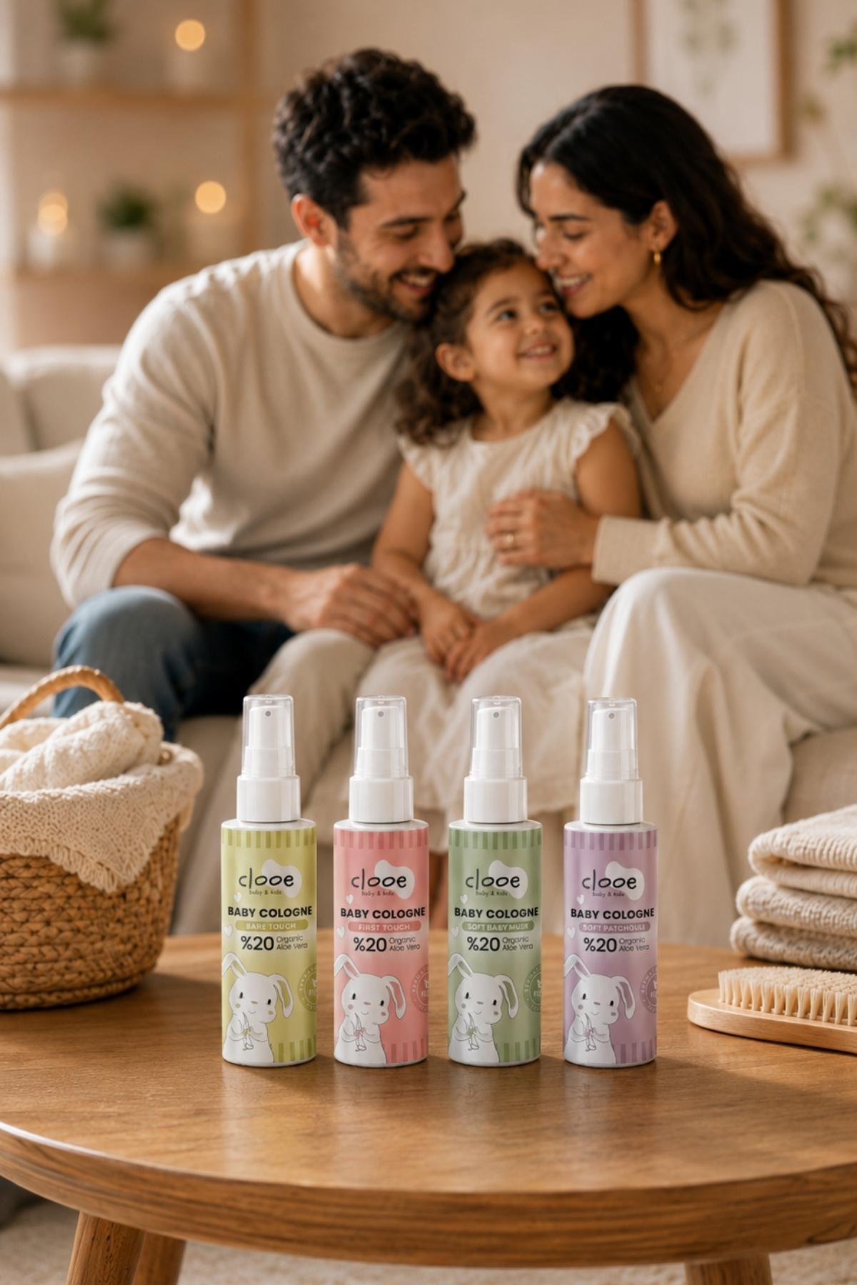 Vegan Organik Aloe Vera Özlü Yatıştırıcı Nemlendirici Pamuksu Bebek Kolonyası 2'li Avantajlı Seti — PKA023 — تصویر 6 از 7