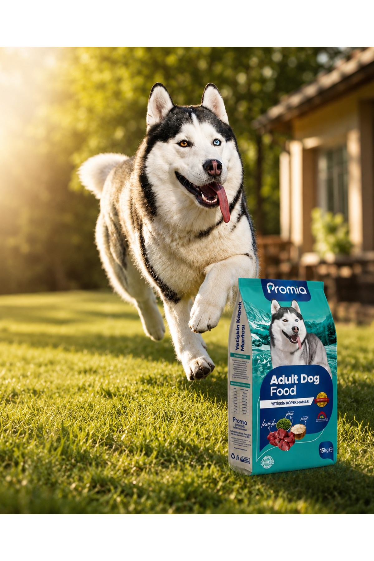 PROMİA Kuzu Etli Pirinçli Bezelye Köpek Maması 15 Kg