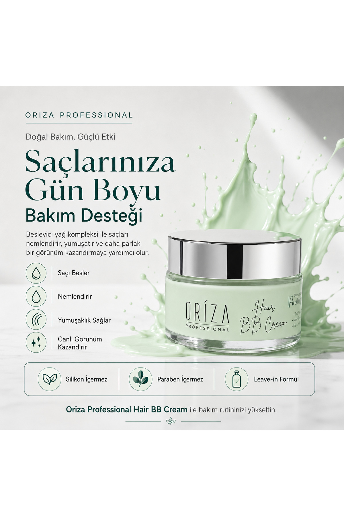 نرم کننده موی بدون نیاز به آبکشی BB ضد وز، کنترل وز و حالت دهنده مو - 50 میلی لیتر - ORZ-PRCS-CREAM — تصویر 6 از 6