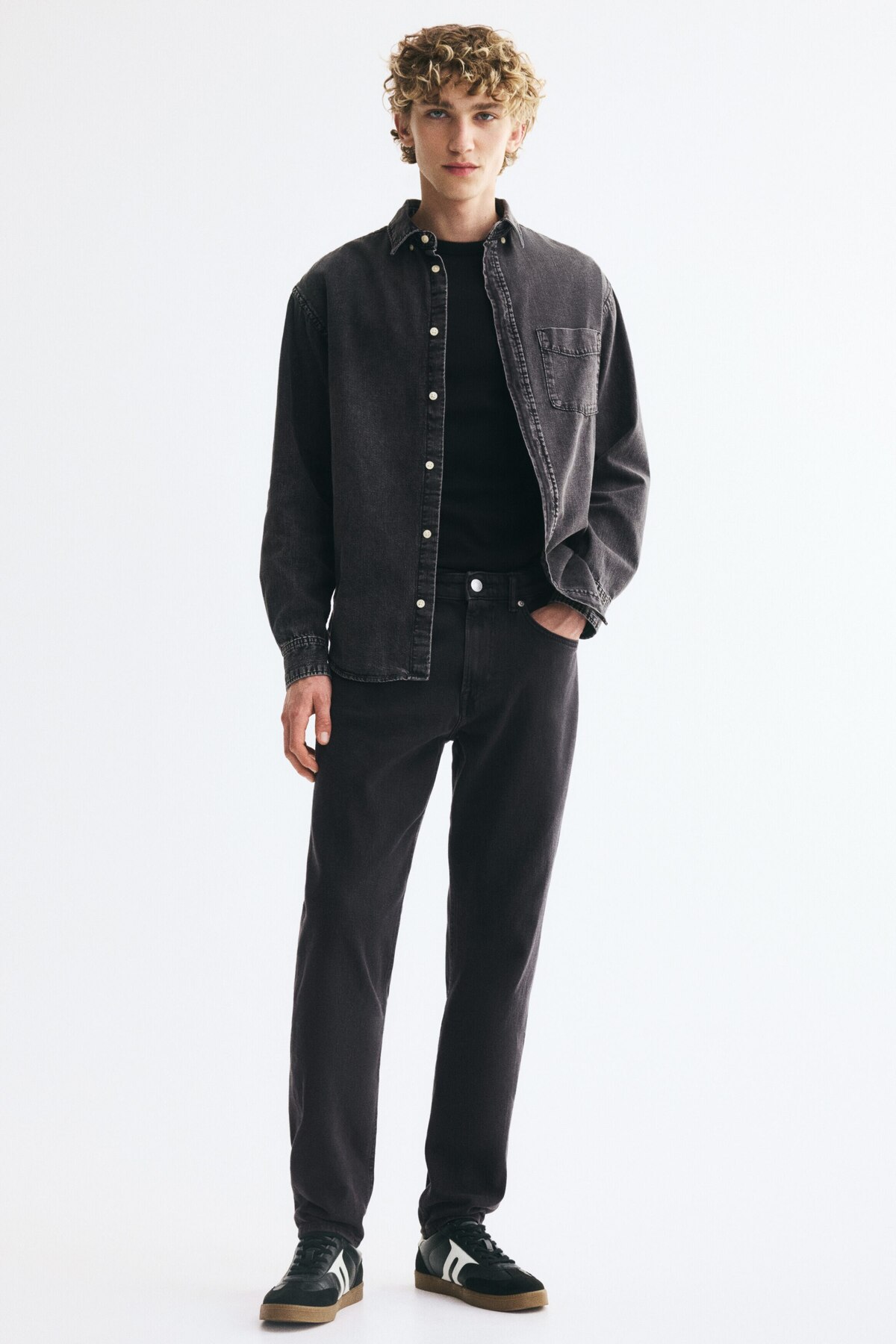 شلوار جین مخروطی اچ اند ام شلوار جین H&M